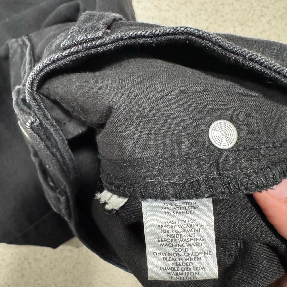 LOFT Women's Modern Skinny Jeans Size 00P Black - Picture 4 of 6